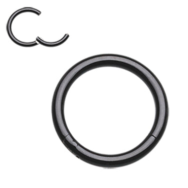 Titanium Segment Clicker Piercing - Clicker Belly Ring. Navel Rings Australia.