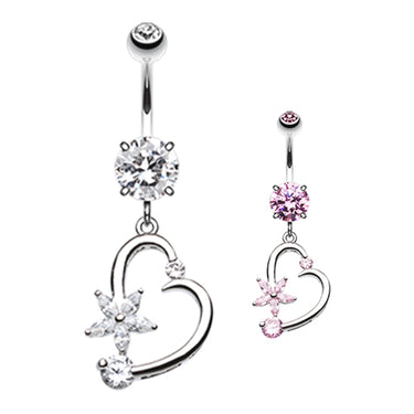 Star Struck Lovers Belly Bar - Dangling Belly Ring. Navel Rings Australia.