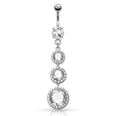 Diva Dangle Belly Button Ring - Dangling Belly Ring. Navel Rings Australia.