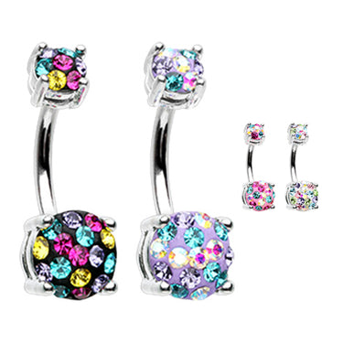 Motleys™ Pixie Dust Belly Rings - Basic Curved Barbell. Navel Rings Australia.