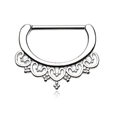 Juliette Filigree Nipple Clicker - Nipple Ring. Navel Rings Australia.