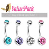 VALUE PACK 4 X Classique Gem Belly Bars