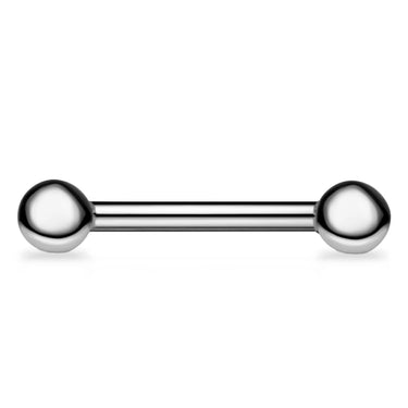 Classique Nipple Barbells in 14K White Gold - Nipple Ring. Navel Rings Australia.